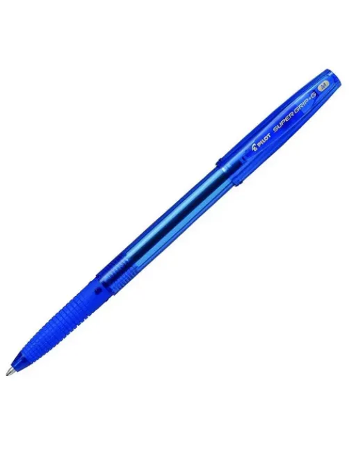 Ручка шариковая с грипом PILOT Super Grip G, СИНЯЯ, узел 1 мм, линия 0,27 мм, BPS-GG-M L