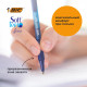 Ручки шариковые автоматические с грипом BIC 