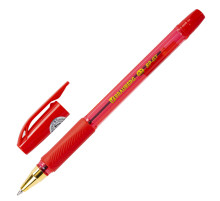 Ручка шариковая BRAUBERG BP-GT GLD RED, КРАСНАЯ, корпус тонированный, пишущий узел 0,7 мм, линия письма 0,35 мм, 144506