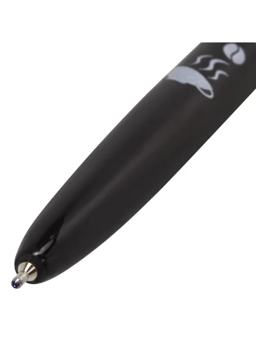 Ручка шариковая масляная автоматическая BRAUBERG BLACK&WHITE 