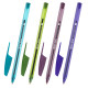 Ручки шариковые BRAUBERG X-30 COLOR MIX, КОМПЛЕКТ 12 ШТ., СИНИЕ, пишущий узел 1 мм, линия письма 0,5 мм, 144336