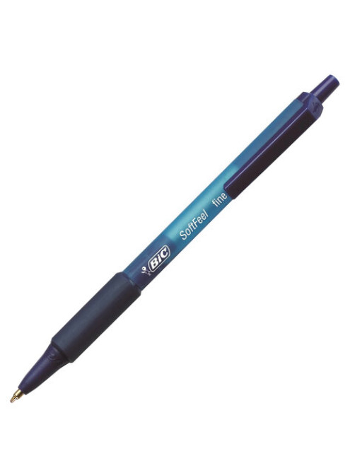 Ручки шариковые автоматические с грипом BIC 