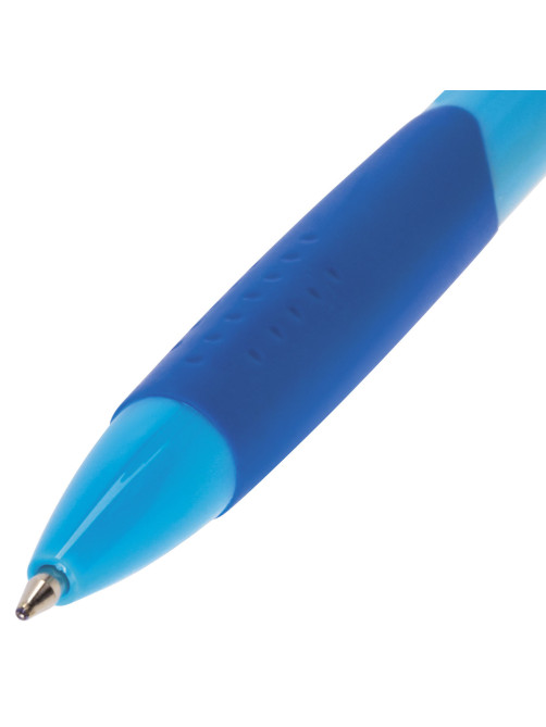 Ручка шариковая автоматическая с грипом BRAUBERG 