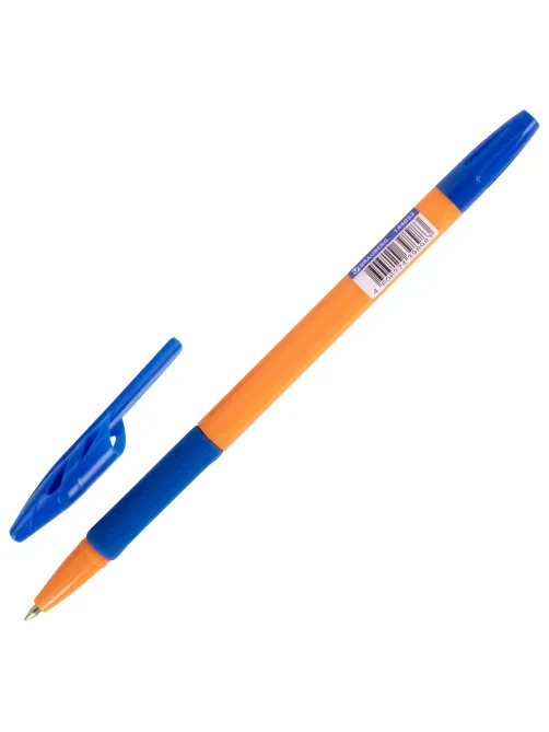 Ручка шариковая с грипом BRAUBERG 
