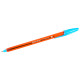 Ручка шариковая BRAUBERG X-30 ORANGE, СИНЯЯ, мягкое письмо, пишущий узел 1 мм, линия письма 0,5 мм, 144333