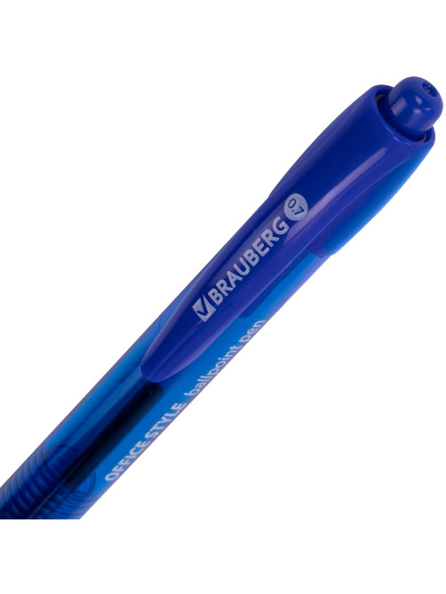 Ручка шариковая автоматическая с грипом BRAUBERG 