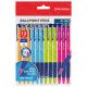 Ручки шариковые автоматические BRAUBERG A-30 COLOR MIX 