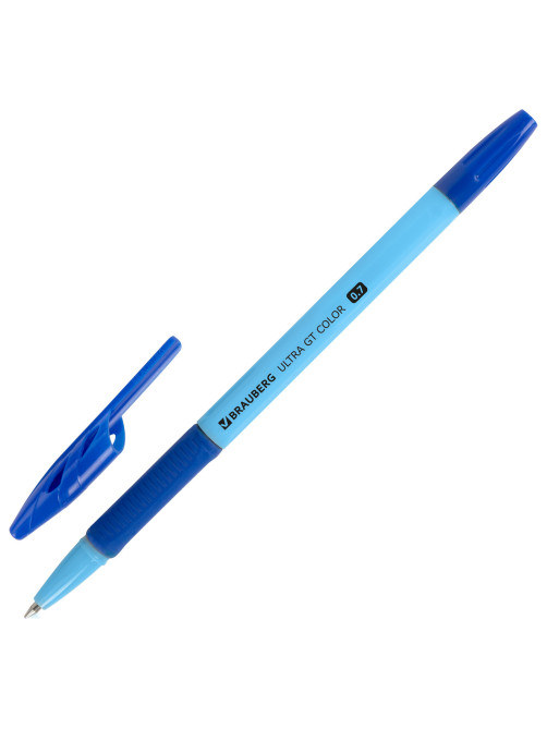 Ручка шариковая с грипом BRAUBERG 