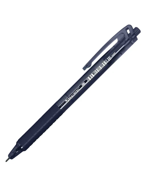 Ручка шариковая автоматическая с грипом BRAUBERG 