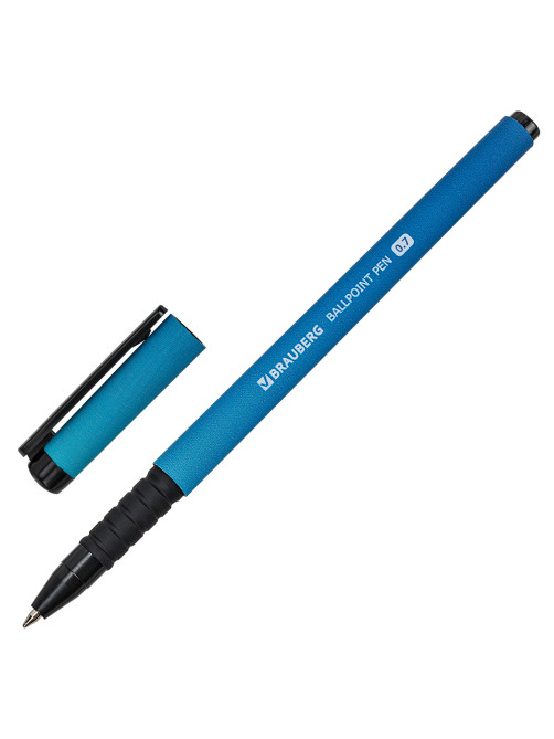 Ручка шариковая BRAUBERG SOFT TOUCH GRIP 
