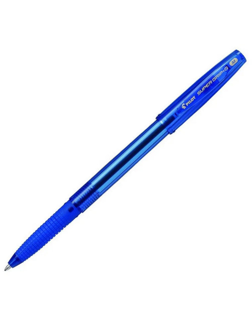 Ручка шариковая с грипом PILOT Super Grip G, СИНЯЯ, узел 1 мм, линия 0,27 мм, BPS-GG-M L