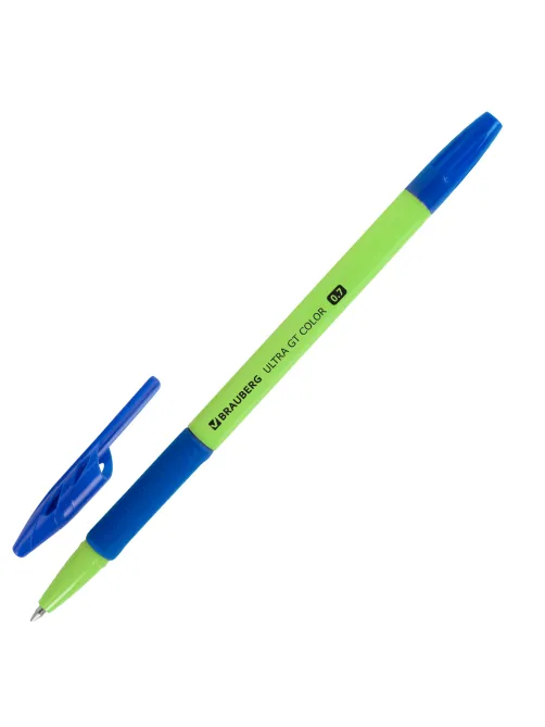 Ручка шариковая с грипом BRAUBERG 