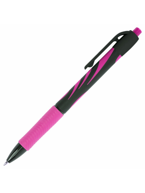 Ручка шариковая автоматическая BRAUBERG ULTRA-RT NEON, СИНЯЯ, 0,7 мм, линия 0,35 мм, 143932