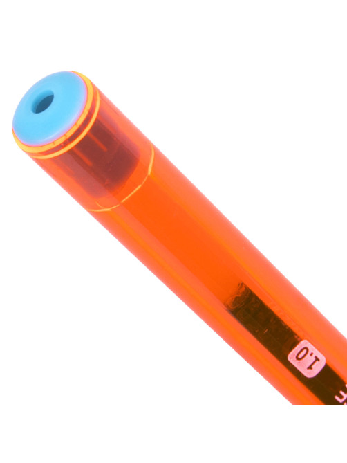 Ручка шариковая BRAUBERG X-30 ORANGE, СИНЯЯ, мягкое письмо, пишущий узел 1 мм, линия письма 0,5 мм, 144333