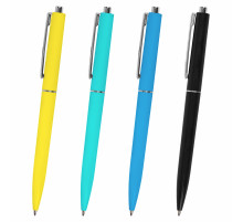 Ручка шариковая автоматическая BRAUBERG X17 COLOR, СИНЯЯ, стандартный узел 0,7 мм, линия письма 0,5 мм, 144154