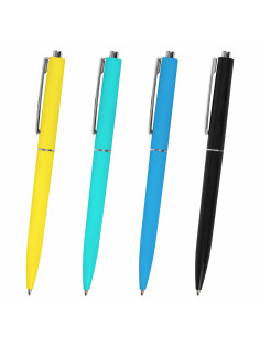 Ручка шариковая автоматическая BRAUBERG X17 COLOR, СИНЯЯ, стандартный узел 0,7 мм, линия письма 0,5 мм, 144154