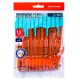 Ручки шариковые BRAUBERG X-30 ORANGE, КОМПЛЕКТ 12 шт., СИНИЕ, пишущий узел 1 мм, линия письма 0,5 мм, 144334
