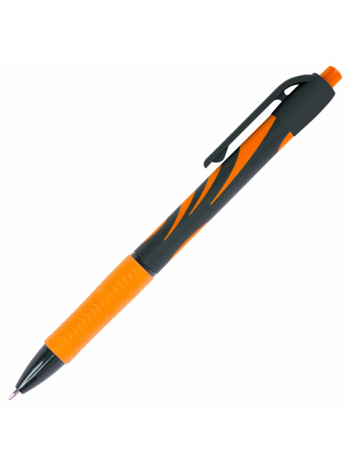 Ручка шариковая автоматическая BRAUBERG ULTRA-RT NEON, СИНЯЯ, 0,7 мм, линия 0,35 мм, 143932