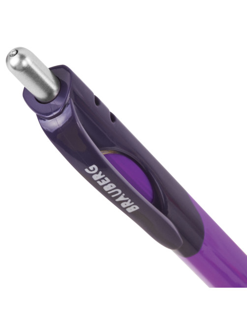 Ручка шариковая автоматическая с грипом BRAUBERG 