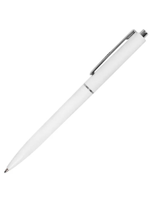 Ручка шариковая автоматическая BRAUBERG X17 WHITE, СИНЯЯ, корпус белый, стандартный узел 0,7 мм, линия письма 0,5 мм, 144156