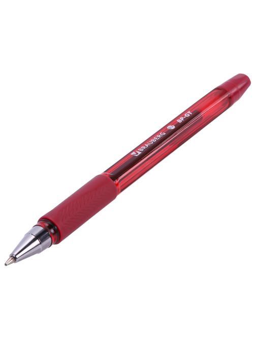 Ручка шариковая BRAUBERG BP-GT VIVID, СИНЯЯ, корпус ассорти, пишущий узел 0,7 мм, линия письма 0,35 мм, 144502