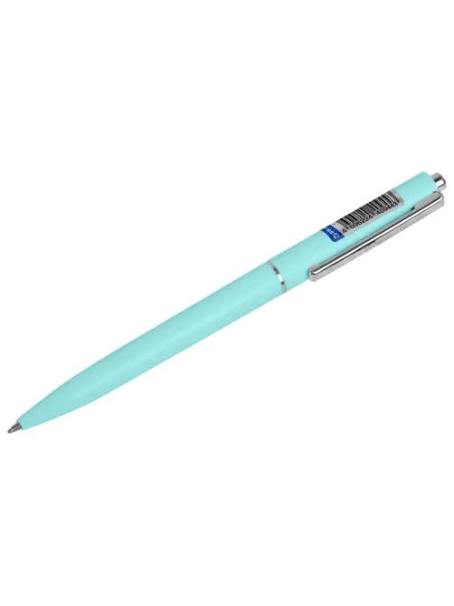 Ручка шариковая автоматическая BRAUBERG X17 PASTEL, СИНЯЯ, стандартный узел 0,7 мм, линия письма 0,5 мм, 144155