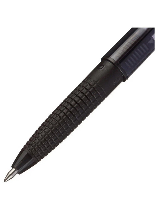 Ручка шариковая с грипом PILOT Super Grip G, ЧЕРНАЯ, узел 0,7 мм, линия 0,22 мм, BPS-GG-F B