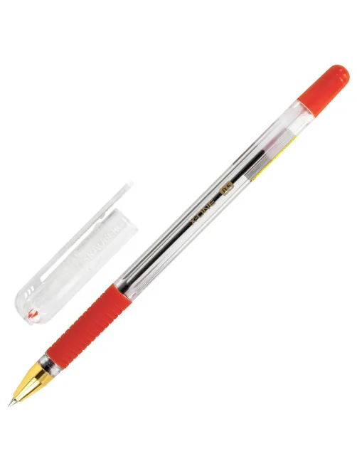 Ручка шариковая с грипом BRAUBERG 