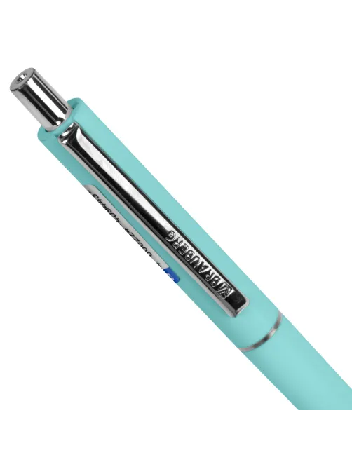Ручка шариковая автоматическая BRAUBERG X17 PASTEL, СИНЯЯ, стандартный узел 0,7 мм, линия письма 0,5 мм, 144155