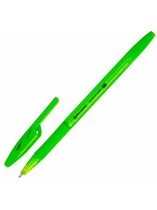 Ручка шариковая с грипом BRAUBERG 