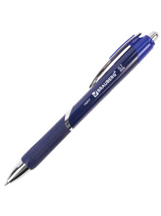 Ручка шариковая автоматическая с грипом BRAUBERG 