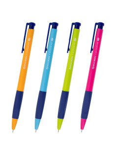 Ручка шариковая автоматическая BRAUBERG A-30 COLOR MIX 