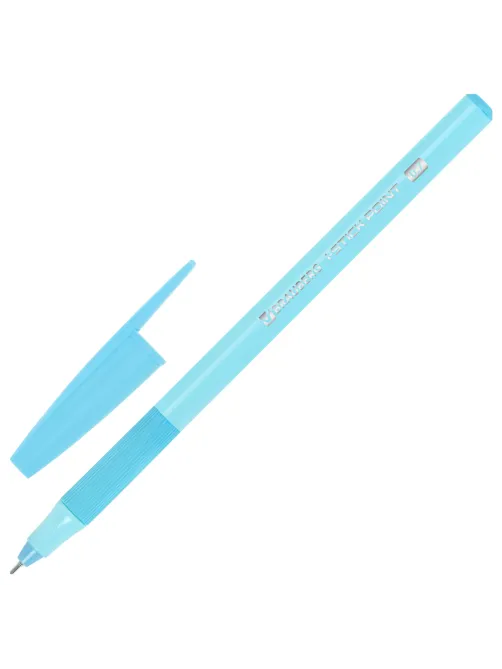 Ручка шариковая с грипом BRAUBERG 