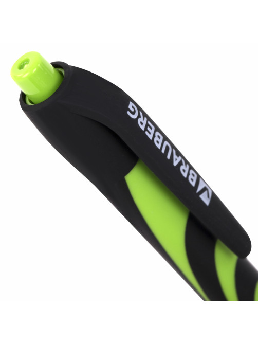 Ручка шариковая автоматическая BRAUBERG ULTRA-RT NEON, СИНЯЯ, 0,7 мм, линия 0,35 мм, 143932