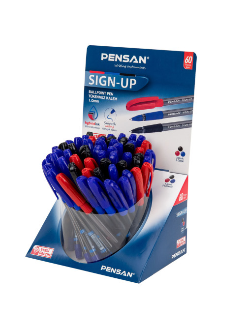Ручка шариковая масляная с грипом PENSAN 