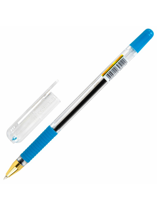 Ручка шариковая с грипом BRAUBERG 