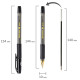 Ручка шариковая BRAUBERG BP-GT GLD BLACK, ЧЕРНАЯ, корпус тонированный, пишущий узел 0,7 мм, линия письма 0,35 мм, 144507