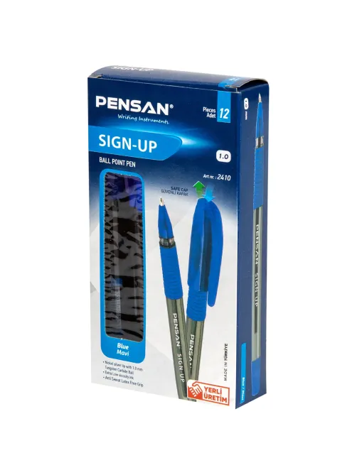 Ручка шариковая масляная с грипом PENSAN 