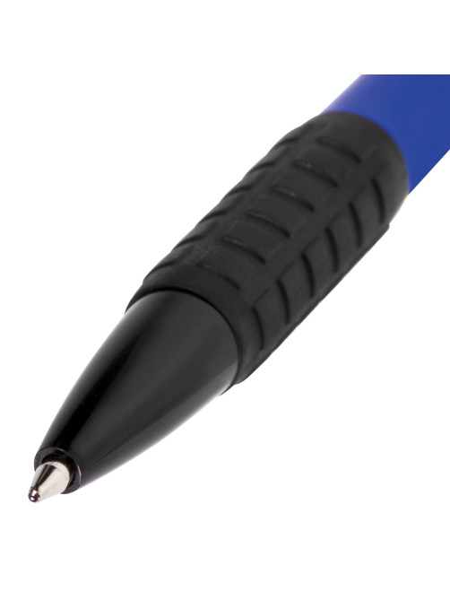 Ручка шариковая автоматическая с грипом BRAUBERG 
