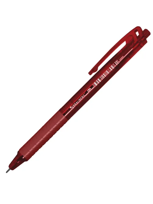 Ручка шариковая автоматическая с грипом BRAUBERG 