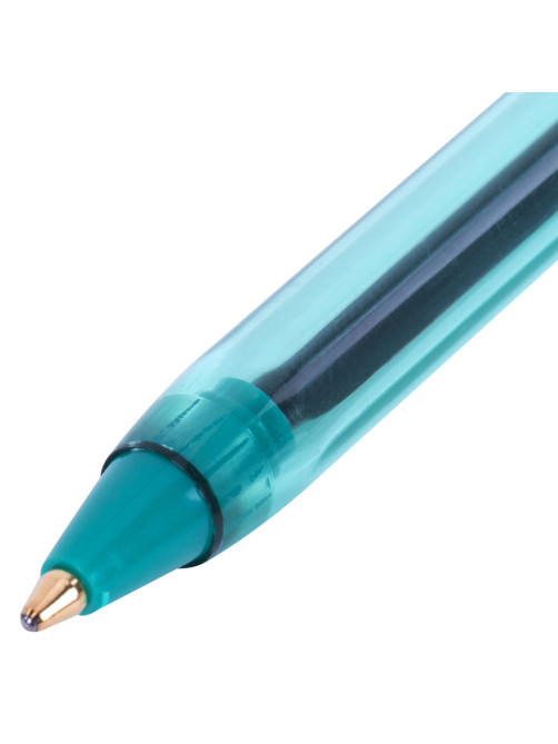 Ручки шариковые BRAUBERG X-30 COLOR MIX, КОМПЛЕКТ 12 ШТ., СИНИЕ, пишущий узел 1 мм, линия письма 0,5 мм, 144336