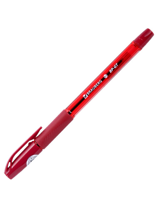 Ручка шариковая BRAUBERG BP-GT VIVID, СИНЯЯ, корпус ассорти, пишущий узел 0,7 мм, линия письма 0,35 мм, 144502