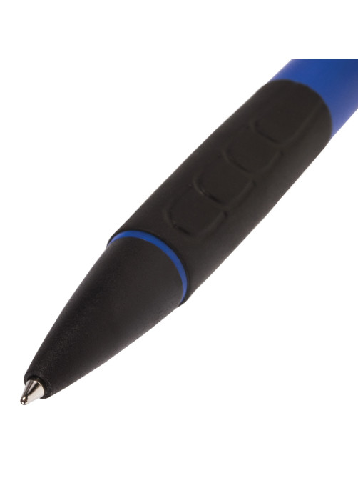 Ручка шариковая автоматическая с грипом BRAUBERG 