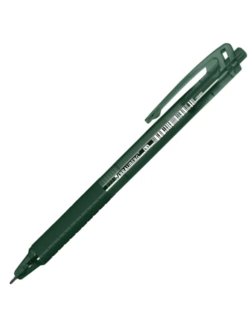 Ручка шариковая автоматическая с грипом BRAUBERG 