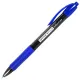 Ручка шариковая автоматическая с грипом BRAUBERG OFFICE STYLE, СИНЯЯ, игольчатый наконечник 0,7мм, линия 0,35мм, тонированный корпус, 144210
