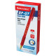 Ручка шариковая BRAUBERG BP-GT GLD RED, КРАСНАЯ, корпус тонированный, пишущий узел 0,7 мм, линия письма 0,35 мм, 144506