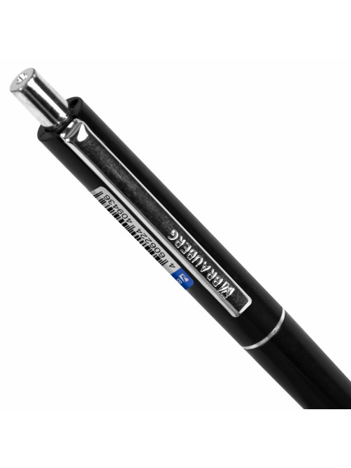 Ручка шариковая автоматическая BRAUBERG X17 COLOR, СИНЯЯ, стандартный узел 0,7 мм, линия письма 0,5 мм, 144154