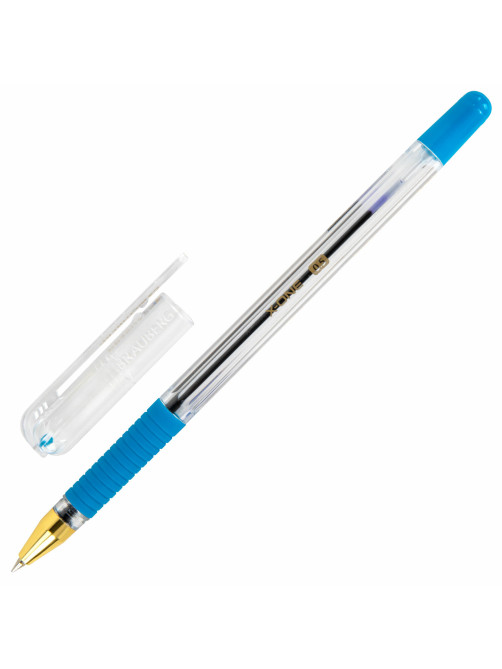 Ручка шариковая с грипом BRAUBERG 