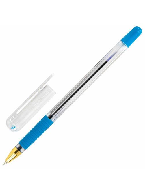 Ручка шариковая с грипом BRAUBERG 