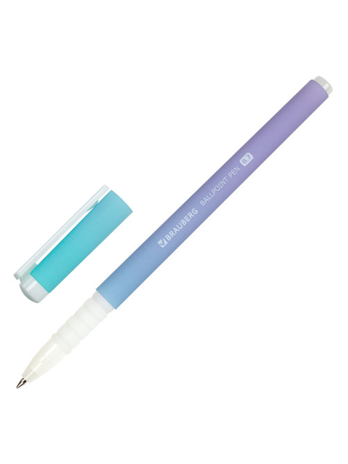Ручка шариковая BRAUBERG SOFT TOUCH GRIP 